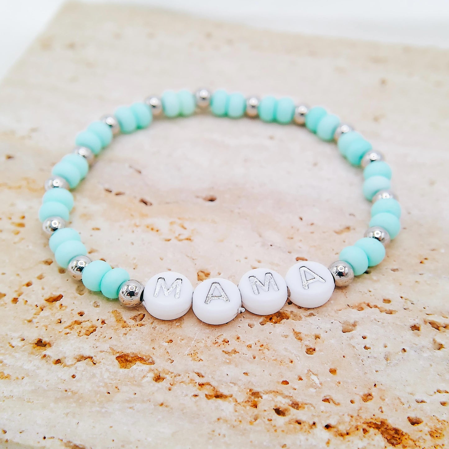 BEADED WORD BRACELET - Avy + Tay