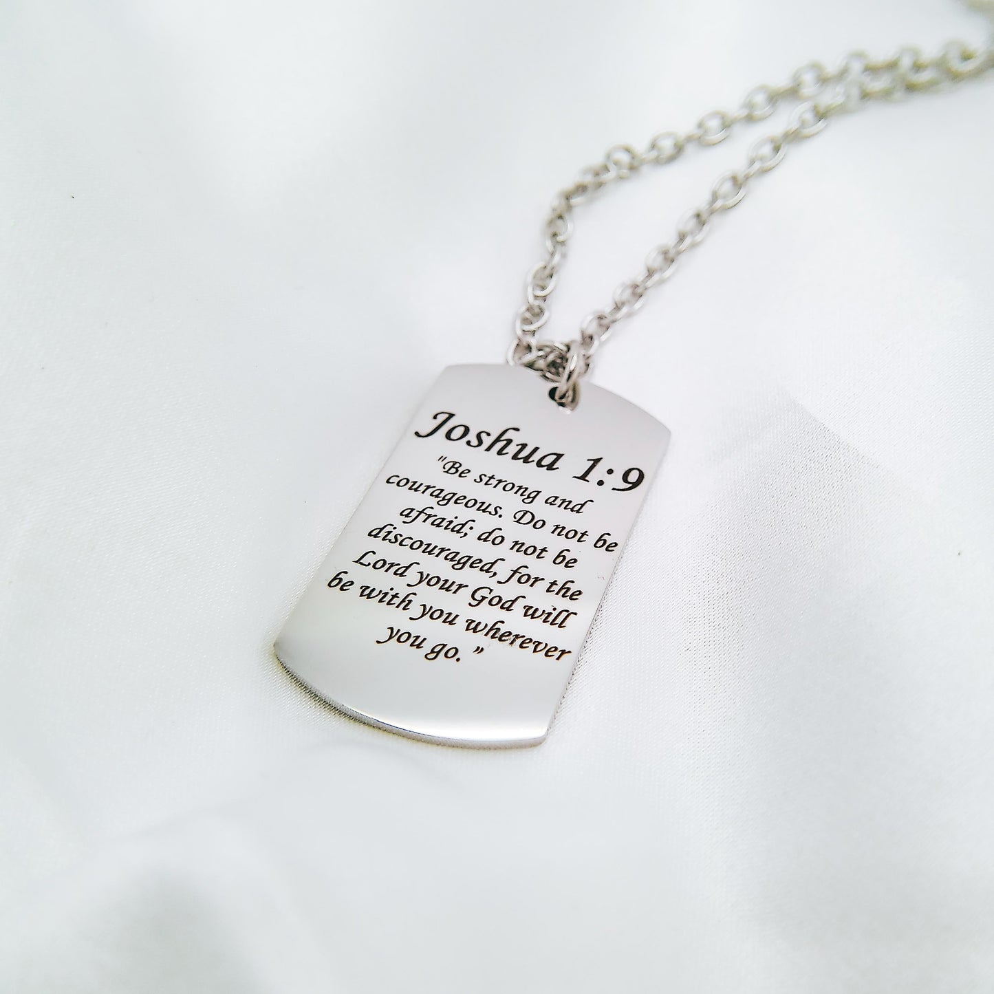 BIBLE VERSE MEN'S NECKLACE - Avy + Tay
