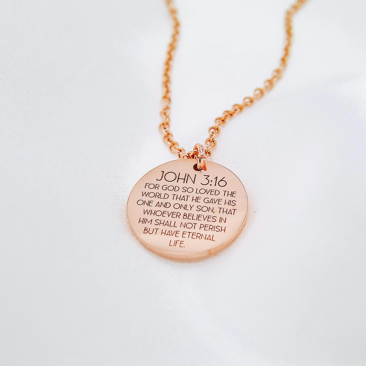 BIBLE VERSE NECKLACE - Avy + Tay