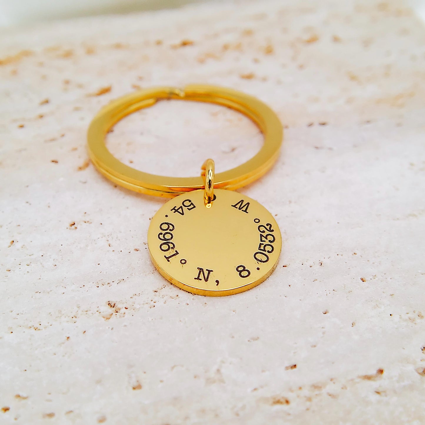 COORDINATES KEYCHAIN - Avy + Tay