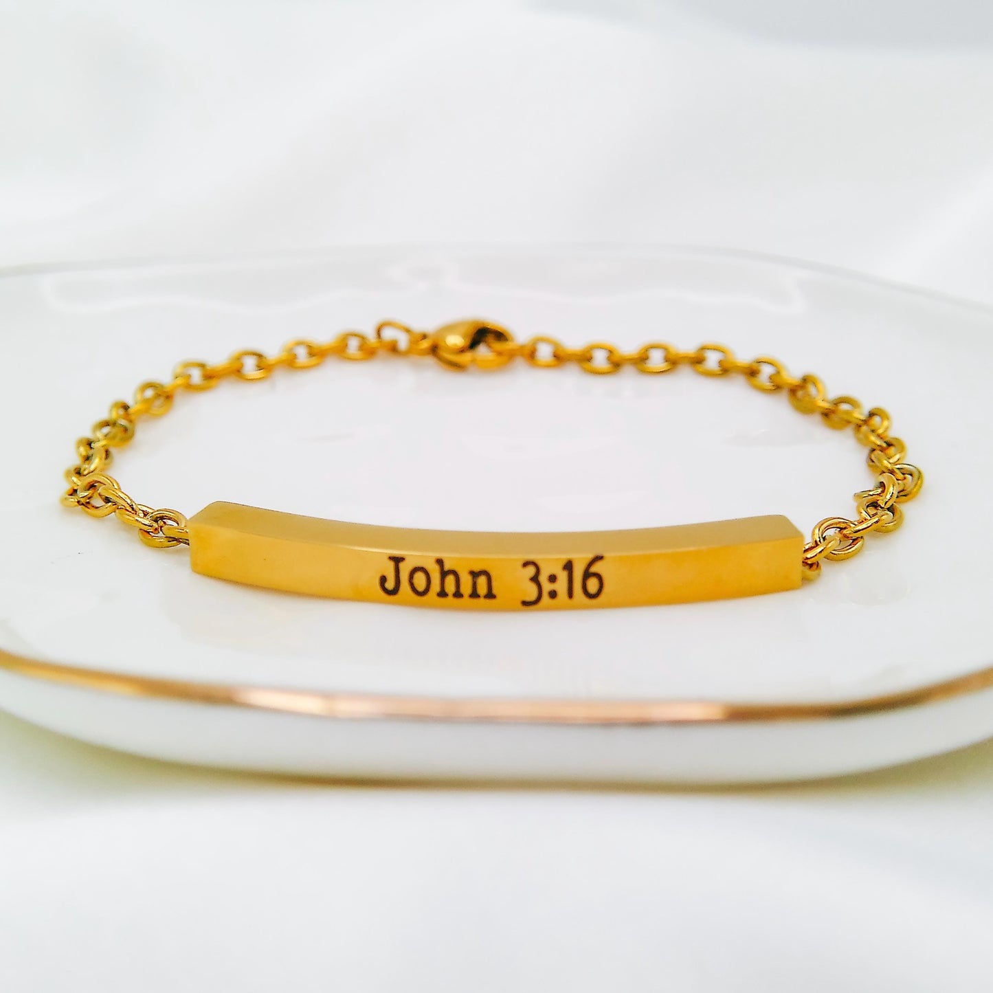CUSTOM FAITH BAR BRACELET - Avy + Tay