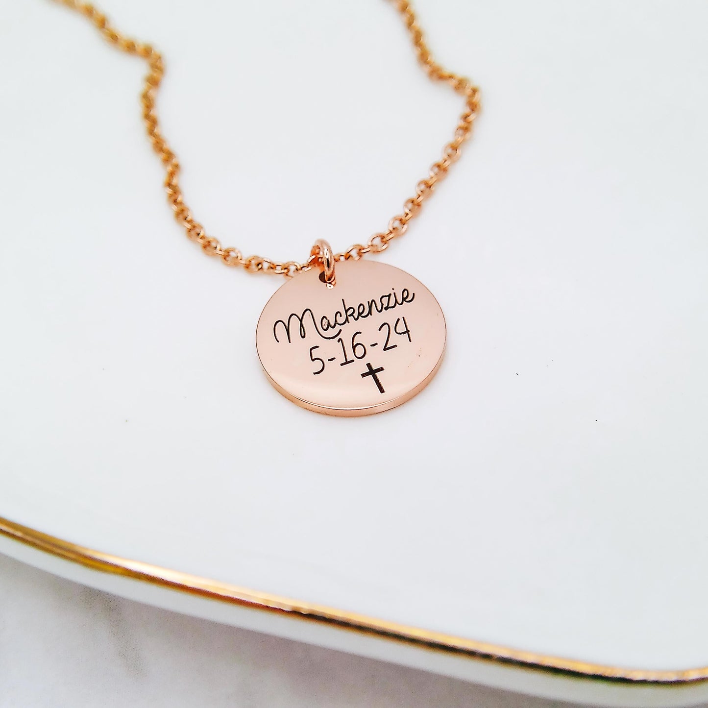 CUSTOM FAITH NECKLACE - Avy + Tay