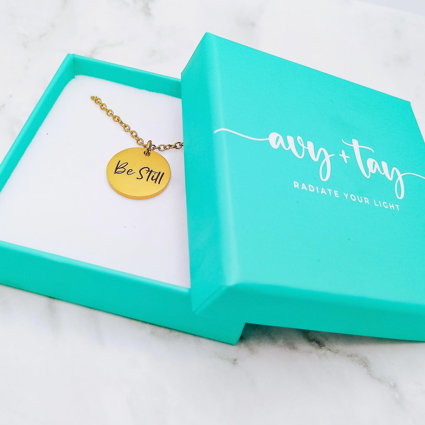 CUSTOM FAITH NECKLACE - Avy + Tay
