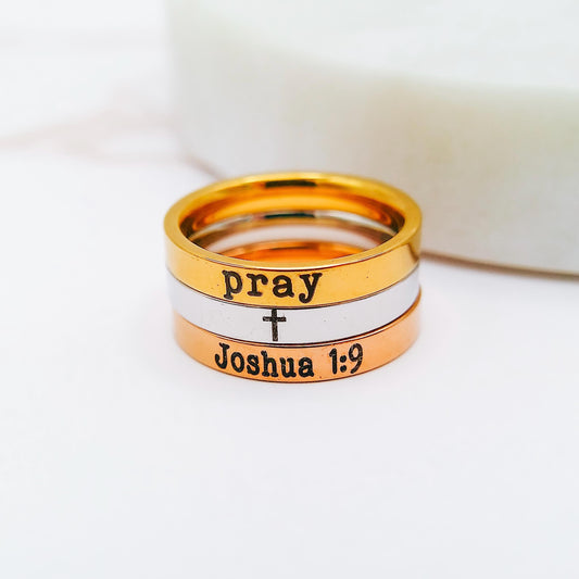 CUSTOM FAITH RING - Avy + Tay