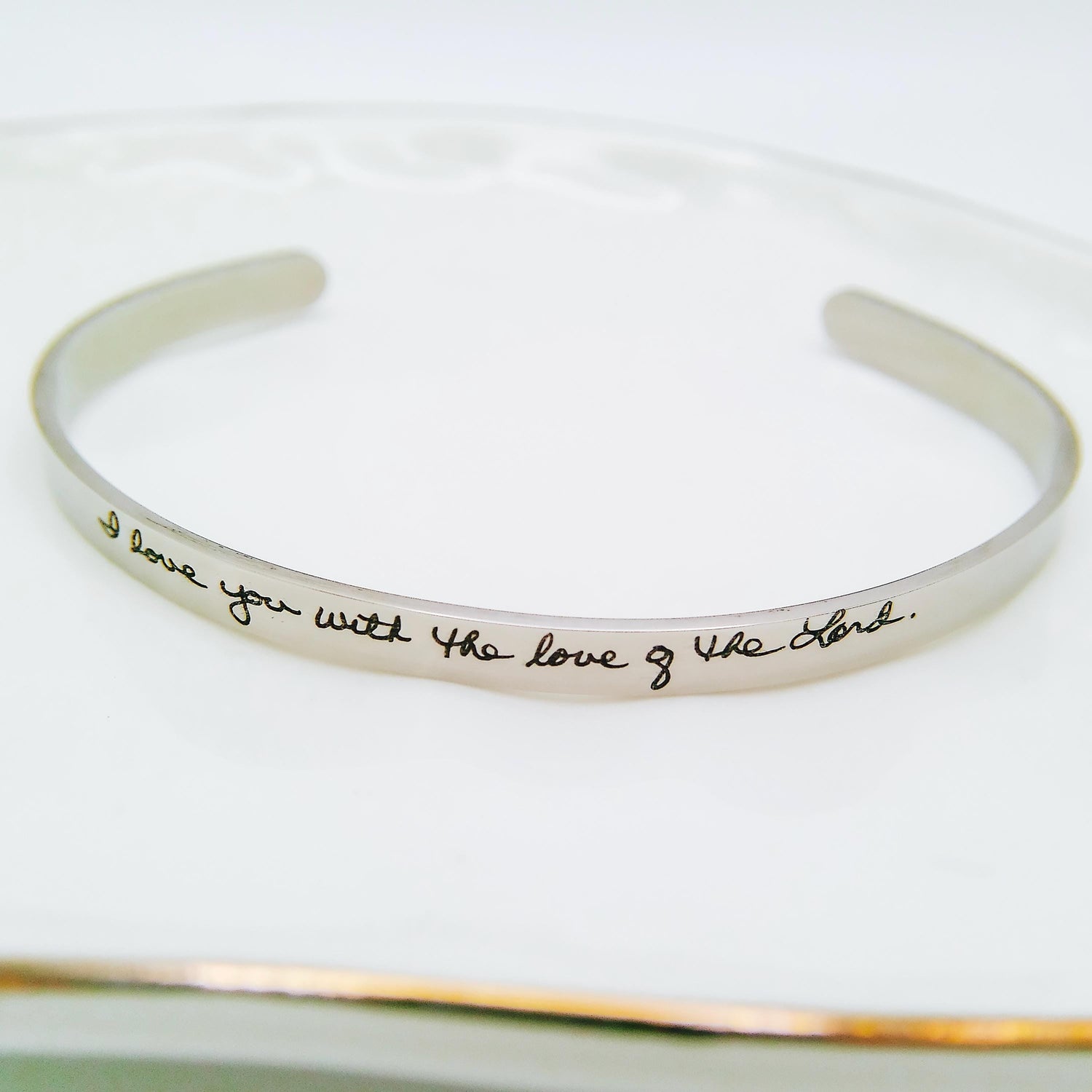 CUSTOM HANDWRITING CUFF - Avy + Tay