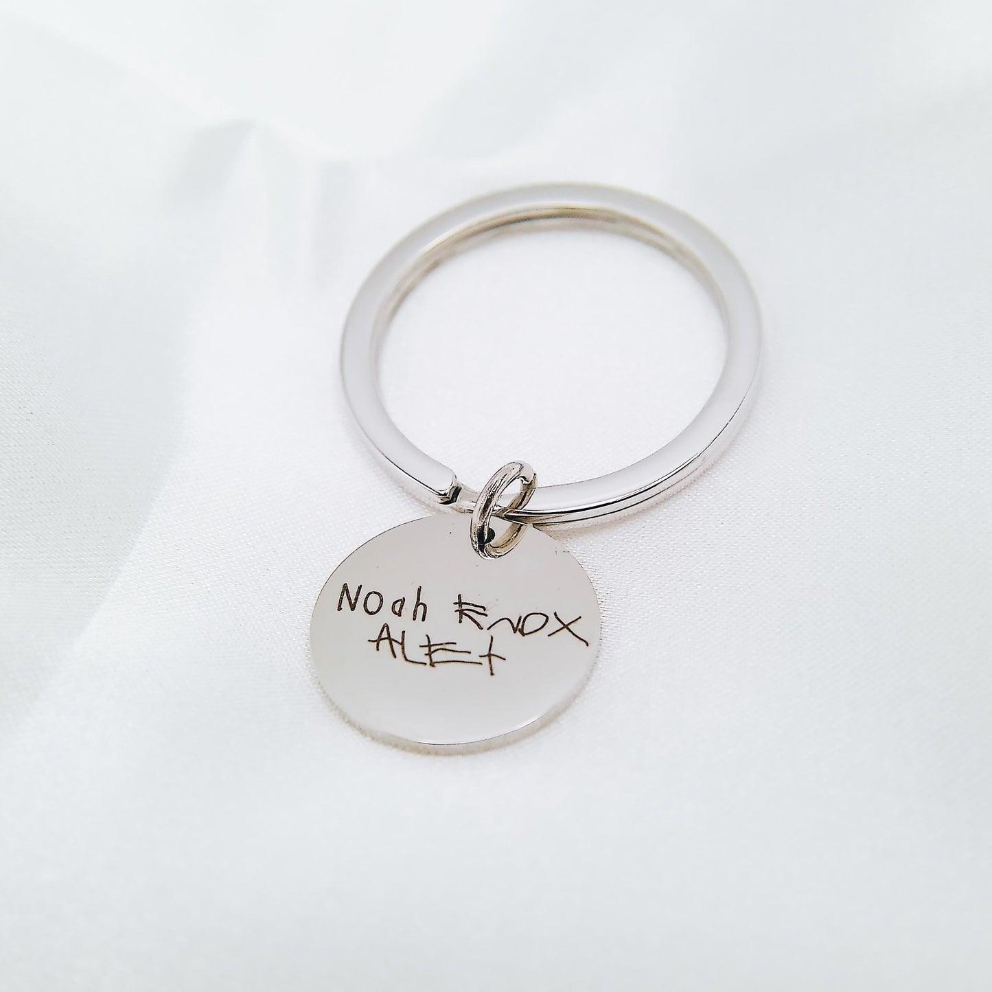 CUSTOM HANDWRITING KEYCHAIN - Avy + Tay