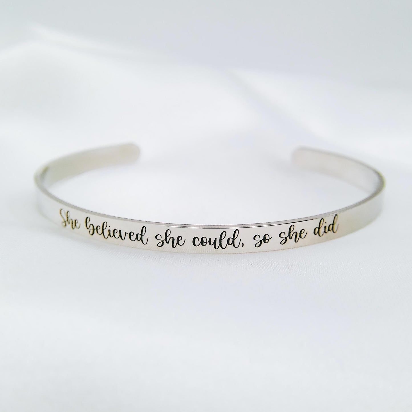 CUSTOM INSPIRATIONAL CUFF - Avy + Tay
