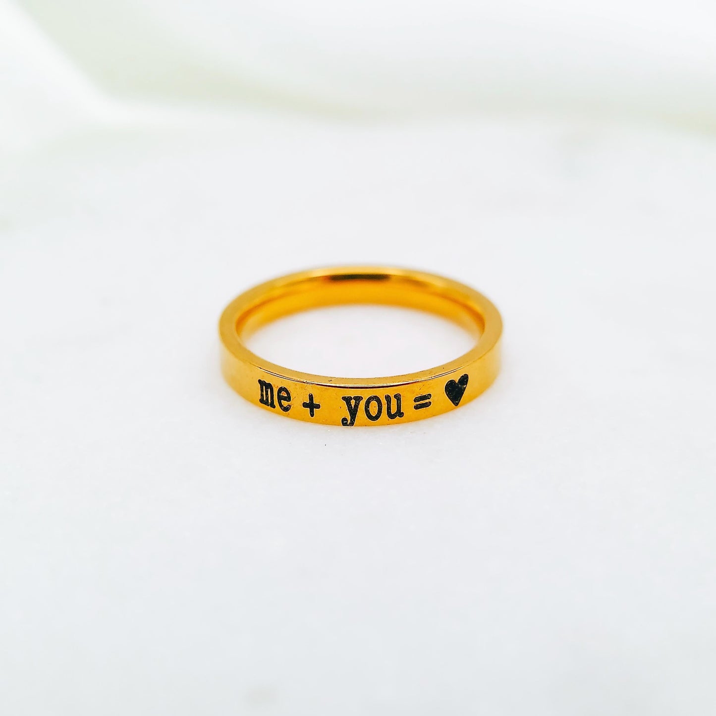 CUSTOM NAME RING - Avy + Tay