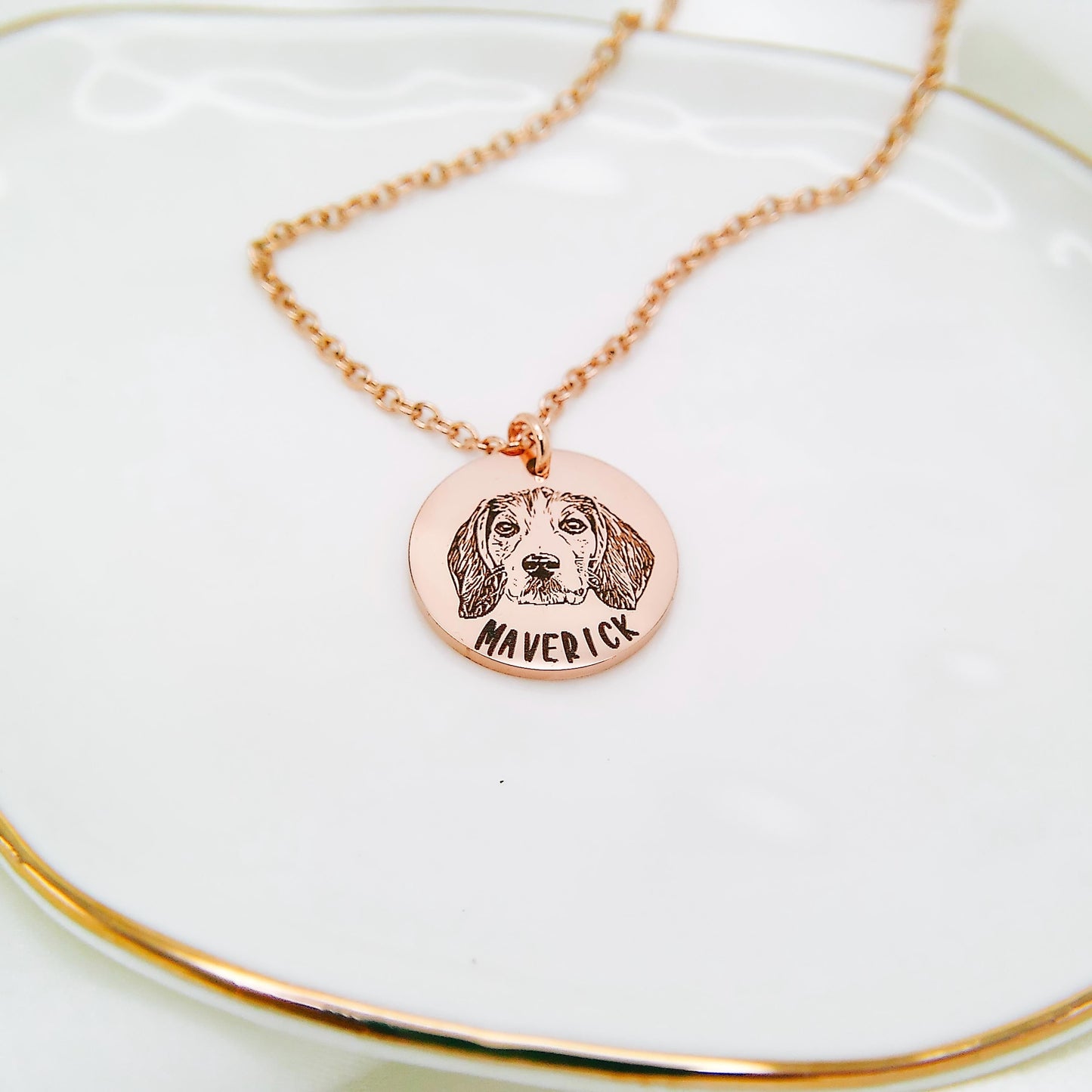 CUSTOM PET NECKLACE - Avy + Tay