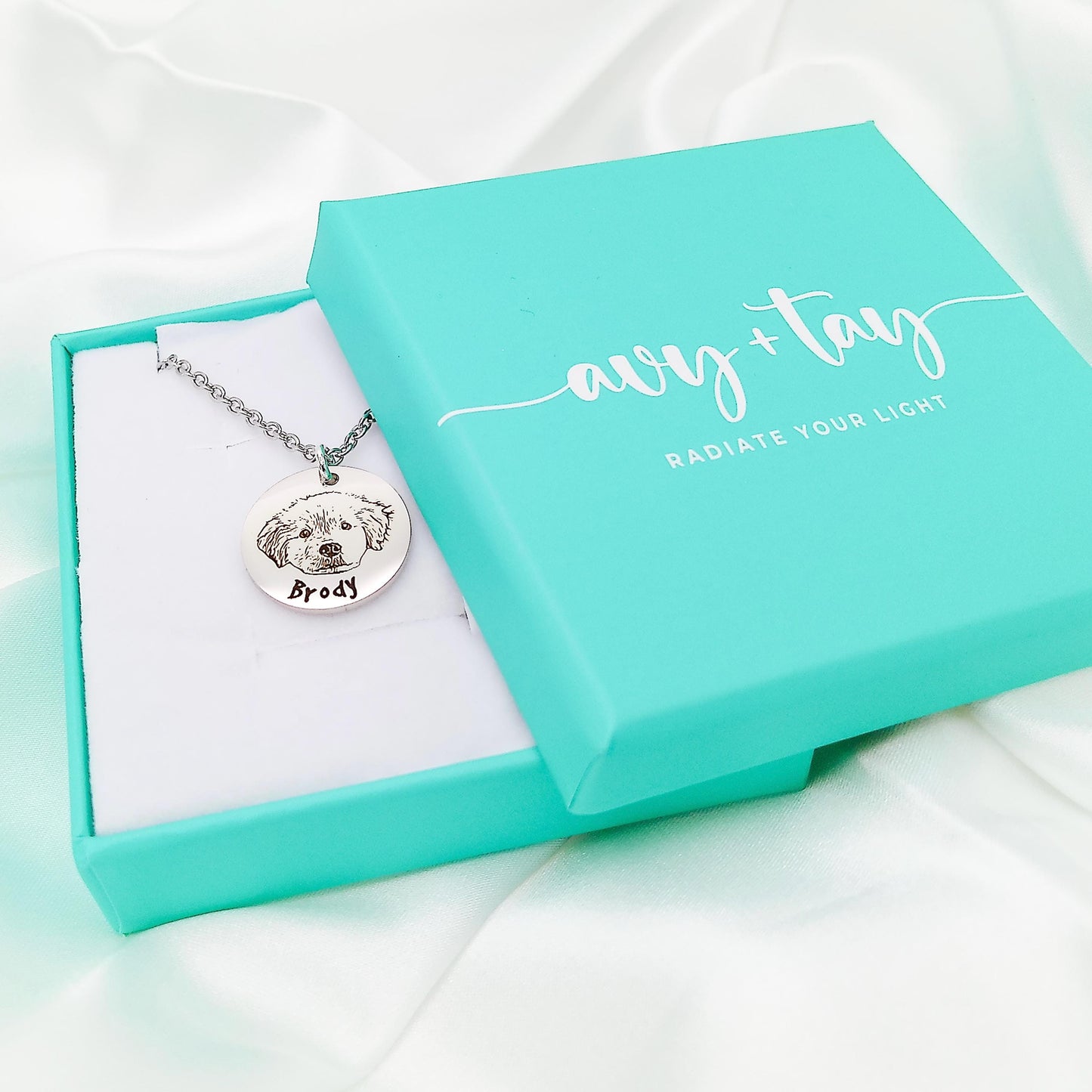 CUSTOM PET NECKLACE - Avy + Tay