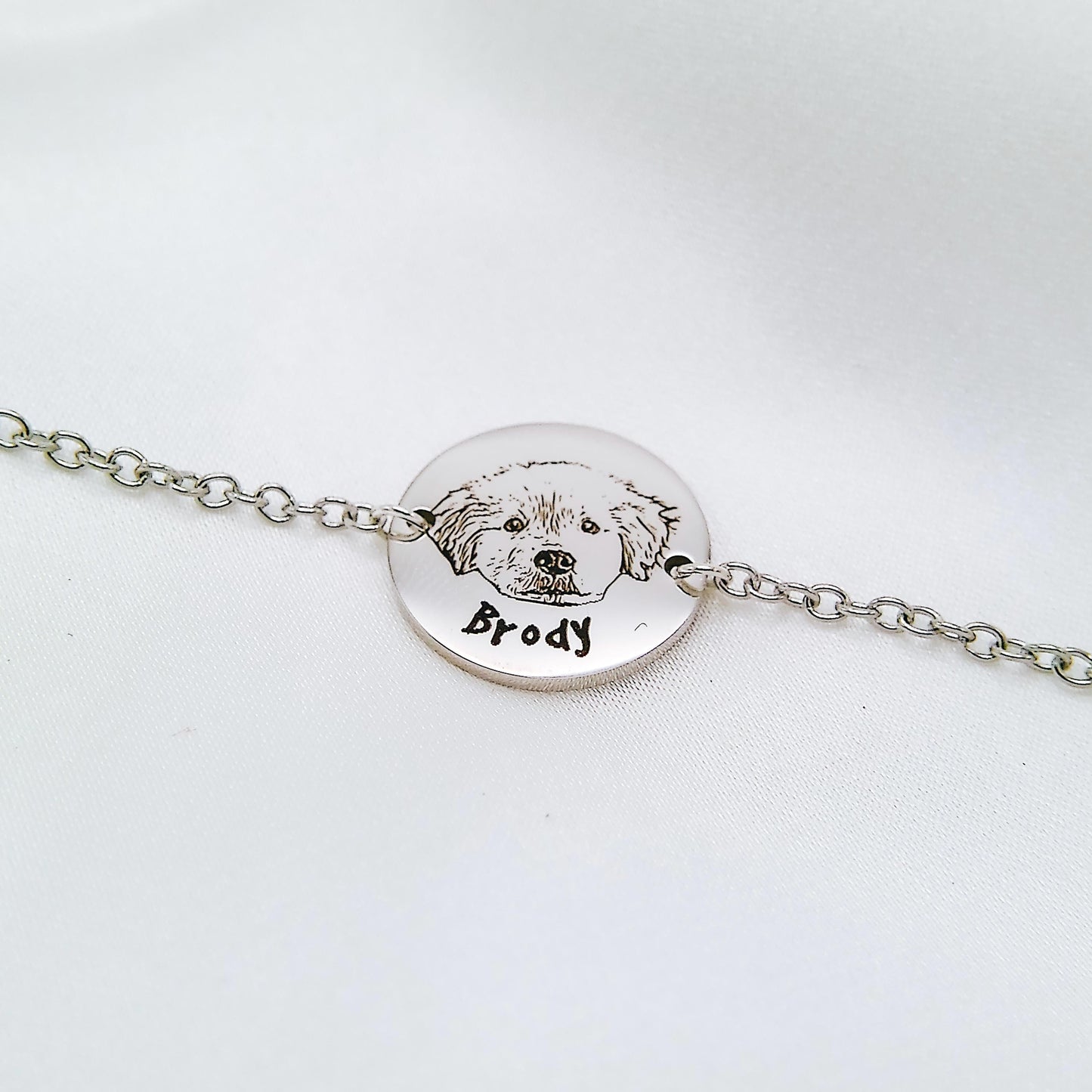 CUSTOM PET PHOTO BRACELET - Avy + Tay