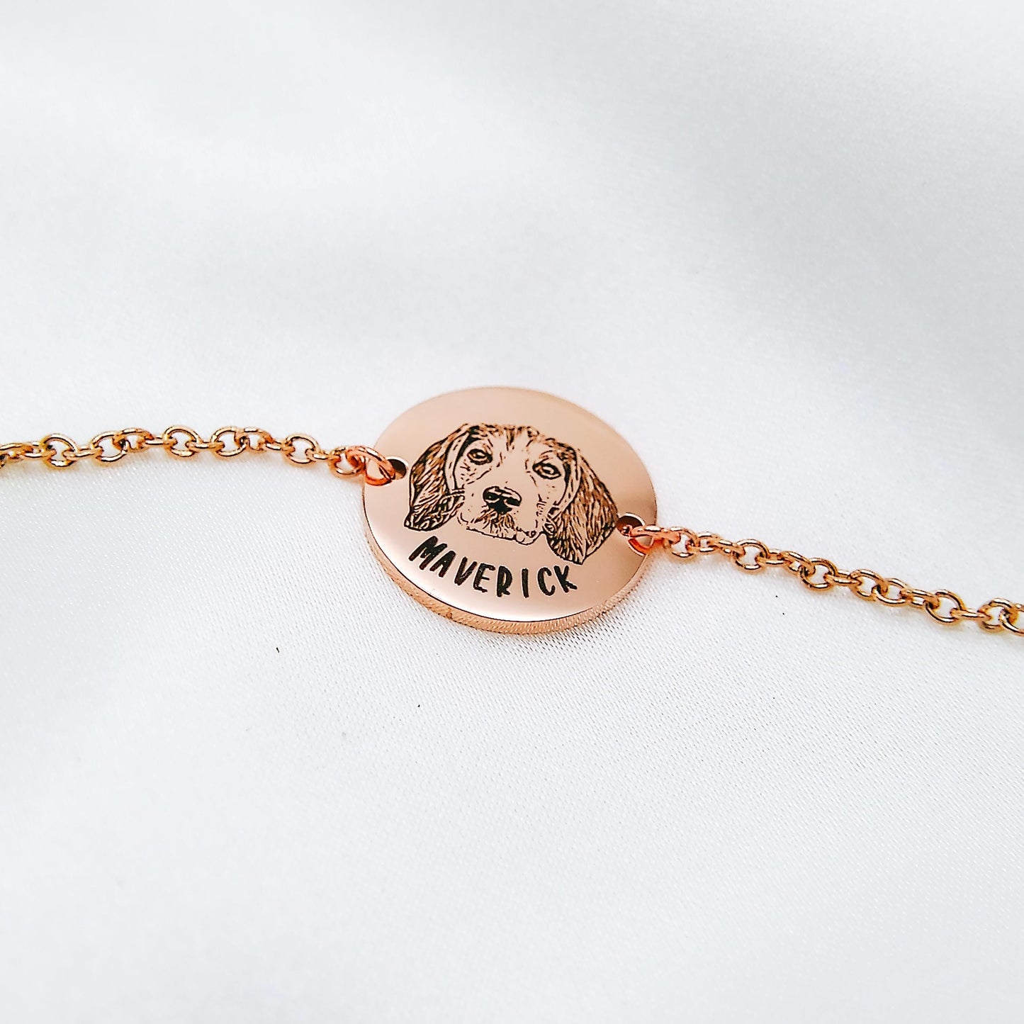 CUSTOM PET PHOTO BRACELET - Avy + Tay