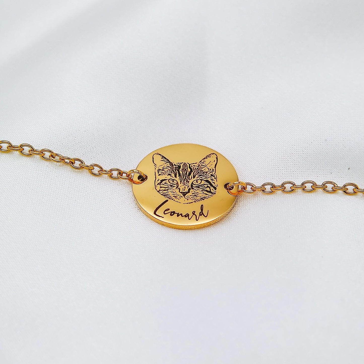 CUSTOM PET PHOTO BRACELET - Avy + Tay