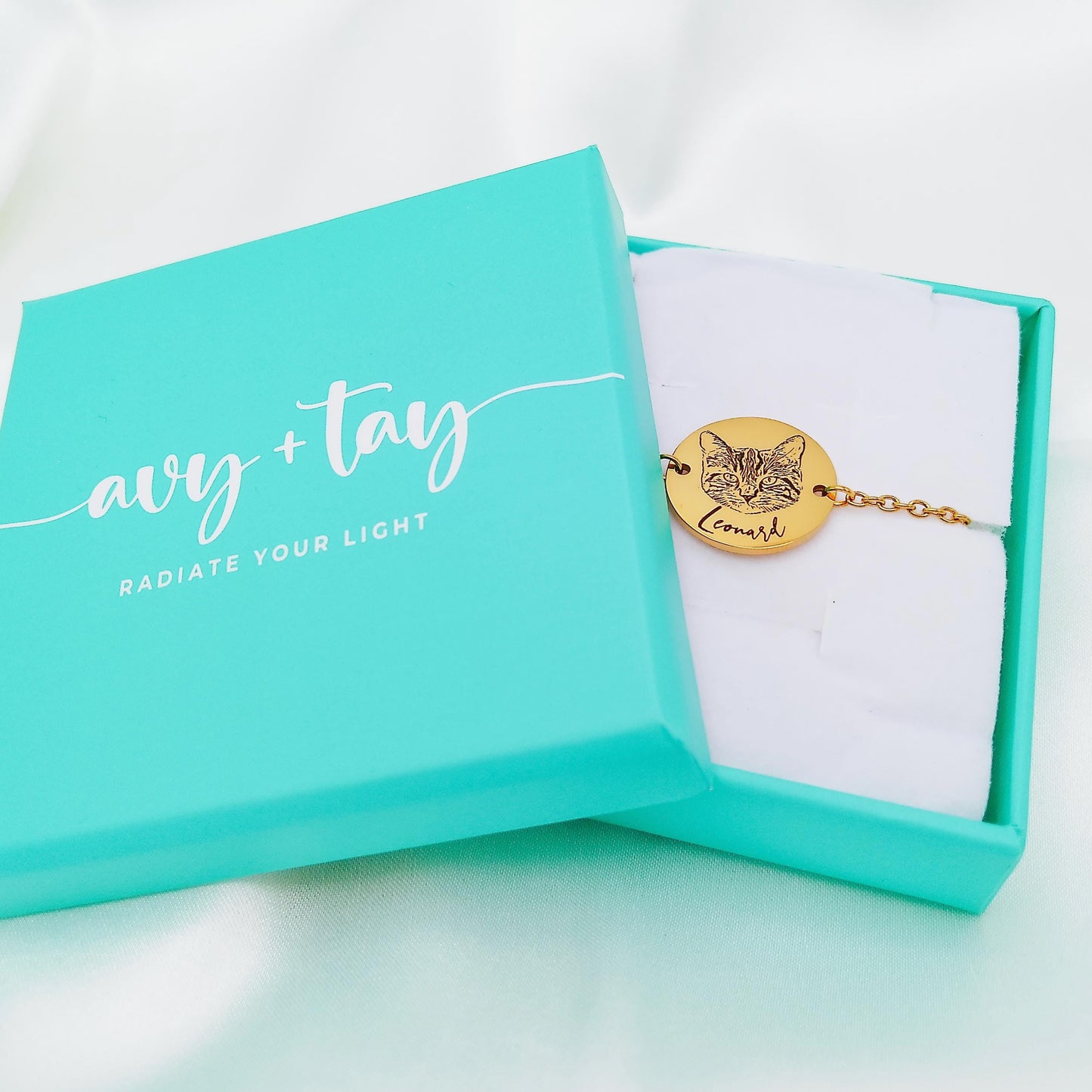 CUSTOM PET PHOTO BRACELET - Avy + Tay