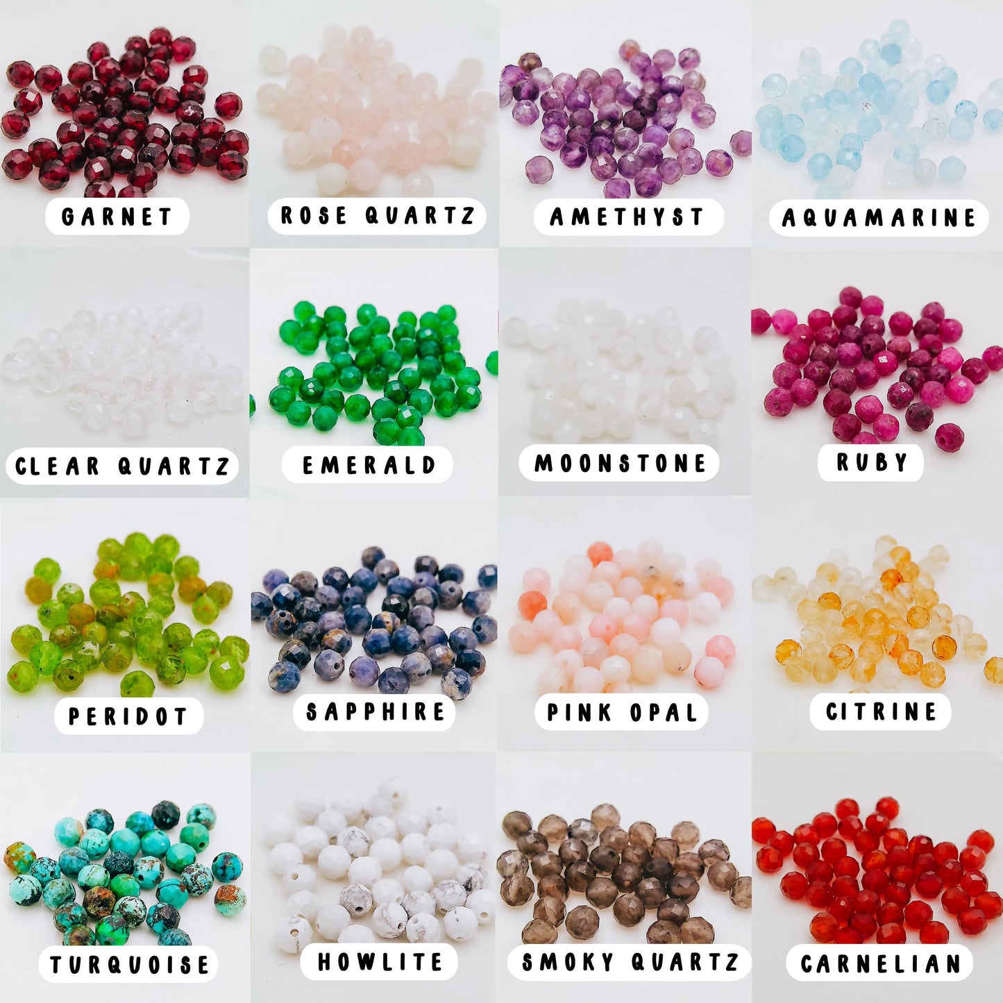 FAMILY BIRTHSTONE BEADED BRACELET - Avy + Tay