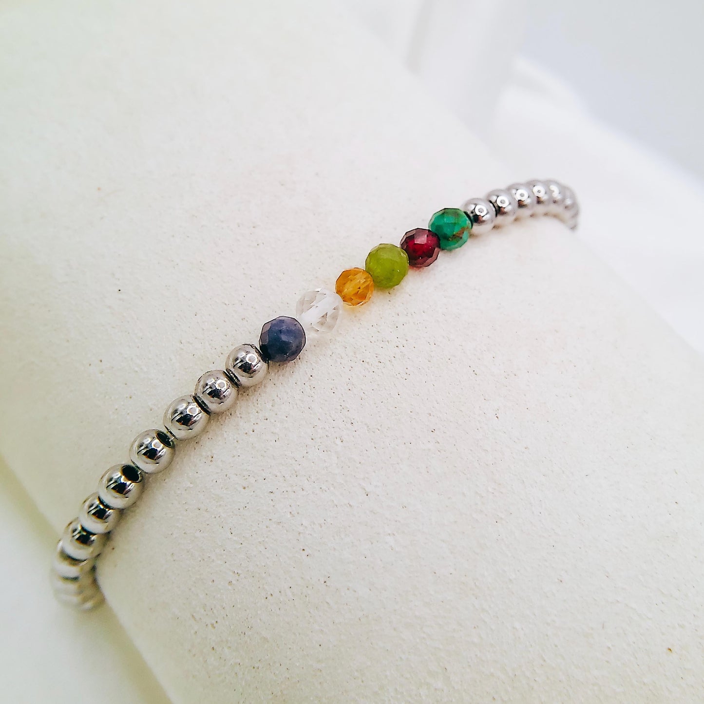 FAMILY BIRTHSTONE BEADED BRACELET - Avy + Tay