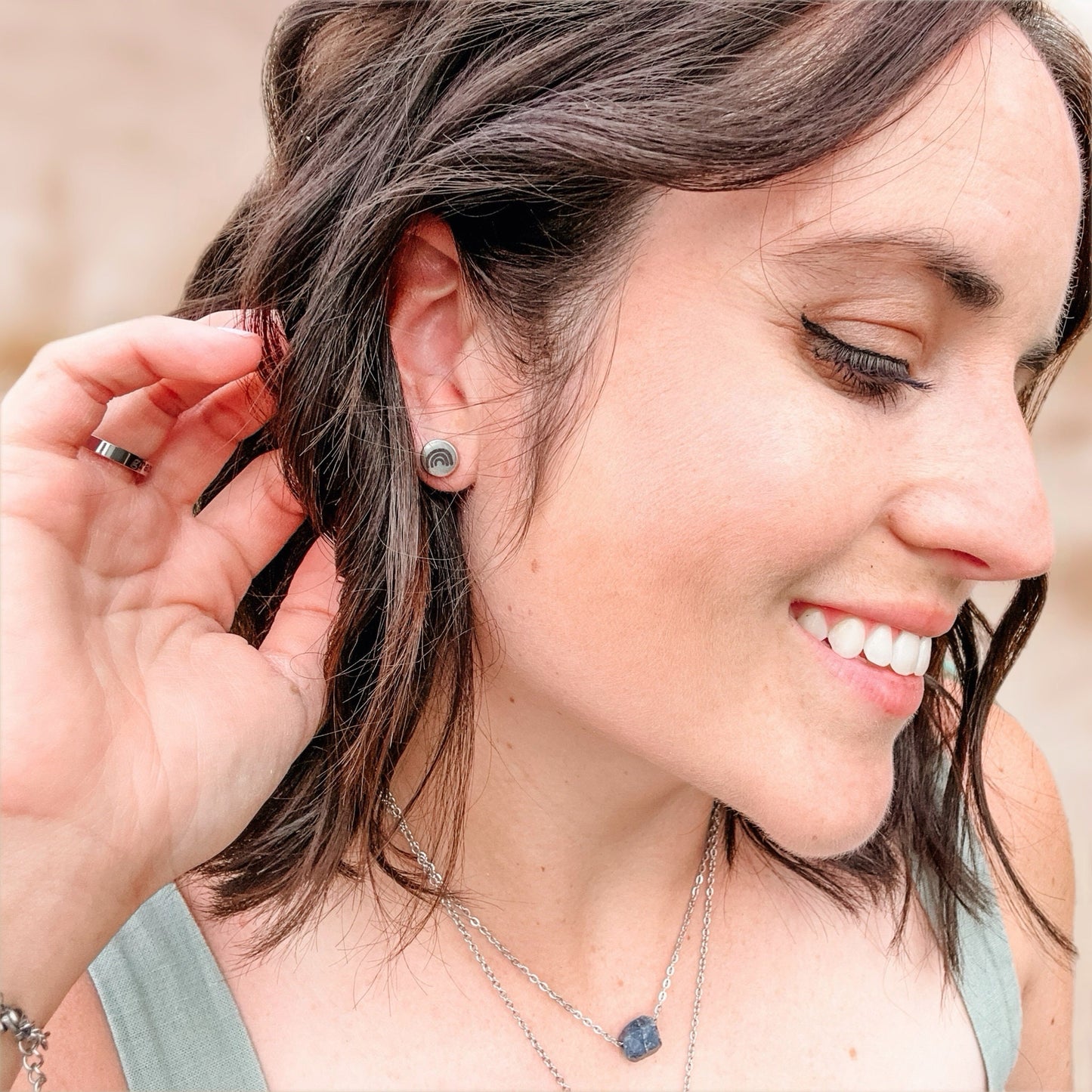 BIBLE VERSE EARRING STUDS