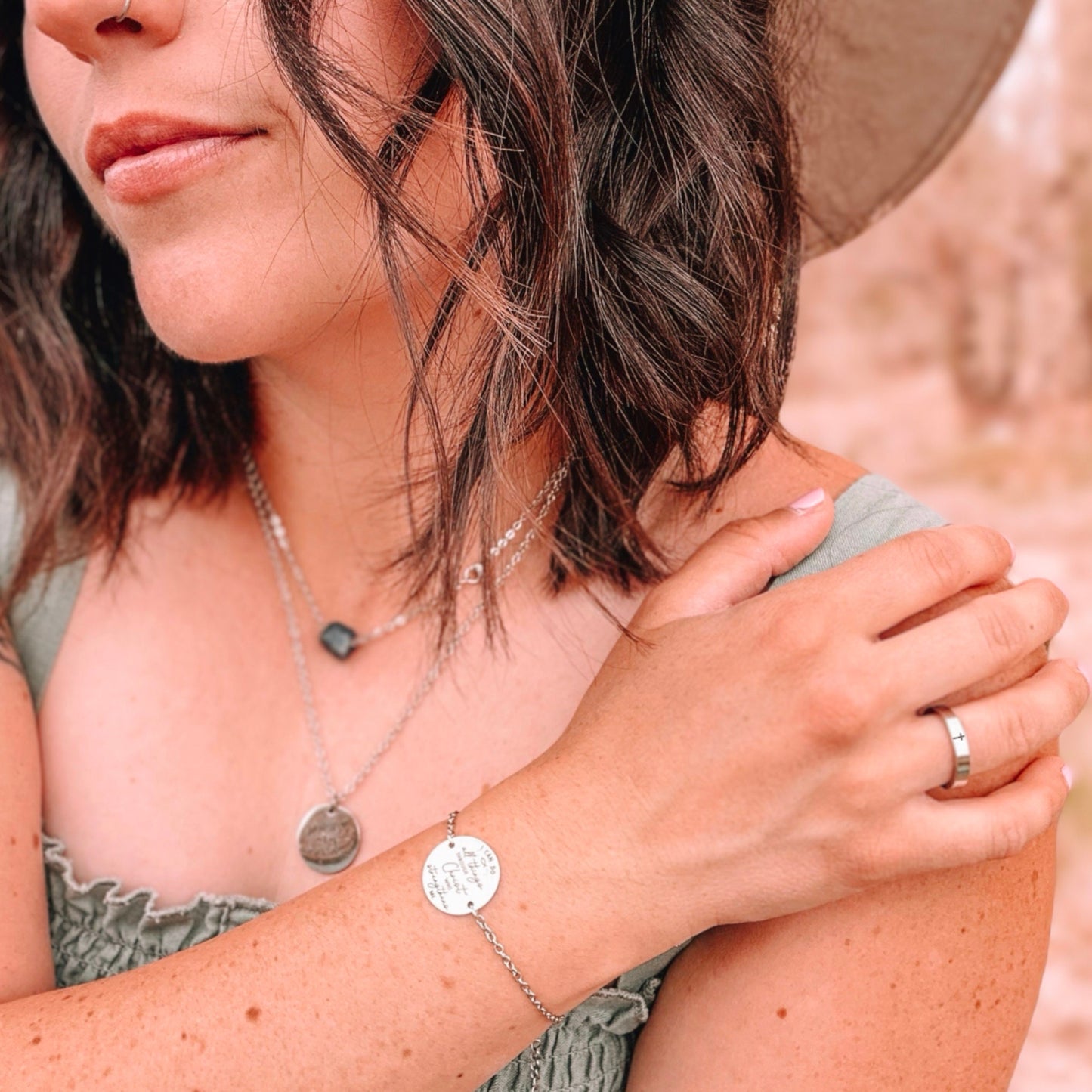 BIRTH FLOWER BUD + NAME RING