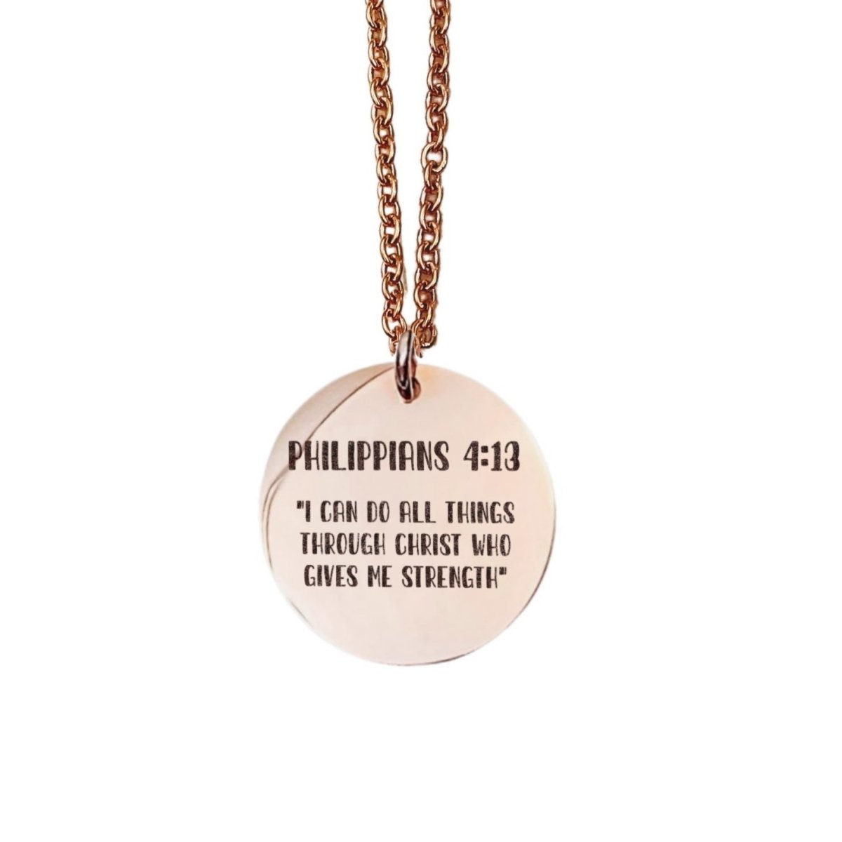 BIBLE VERSE NECKLACE - Avy + Tay