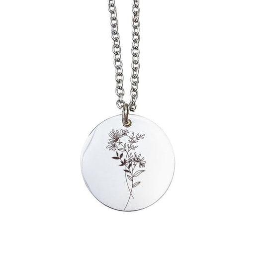 BIRTH FLOWER NECKLACE - Avy + Tay