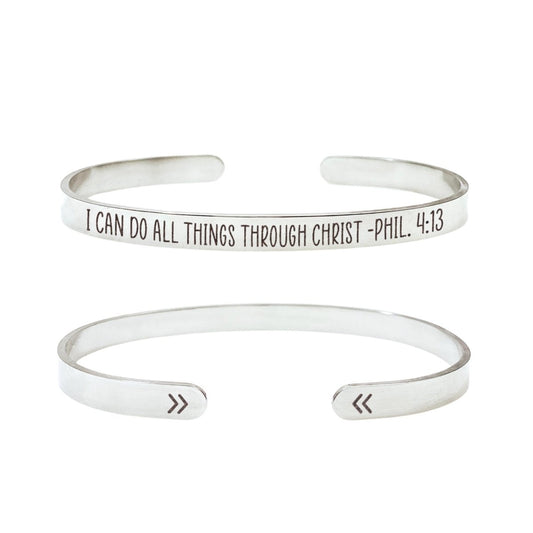 I CAN DO ALL THINGS THROUGH CHRIST CUFF - Avy + Tay