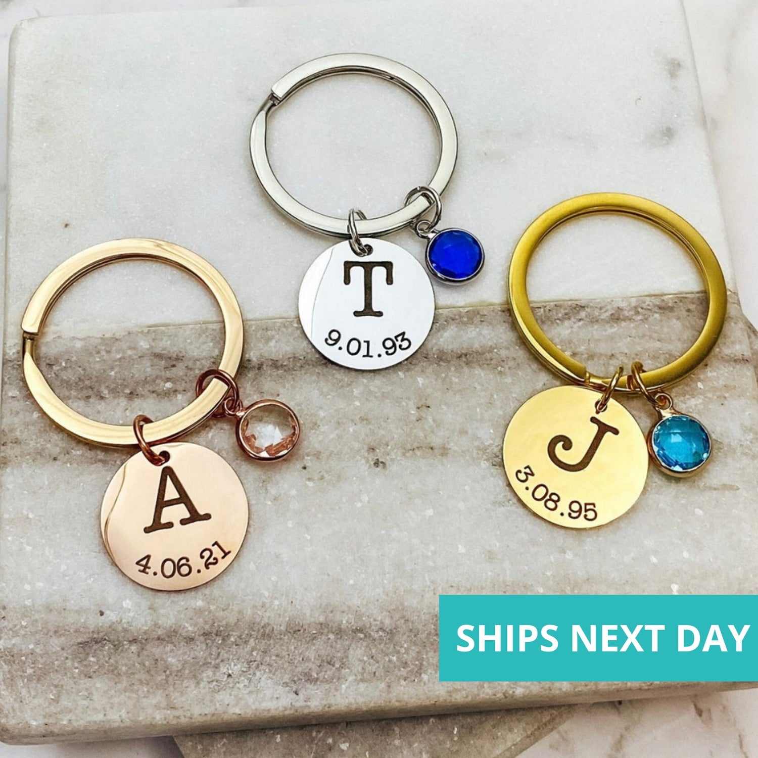 Birthstone Keychains - Avy + Tay