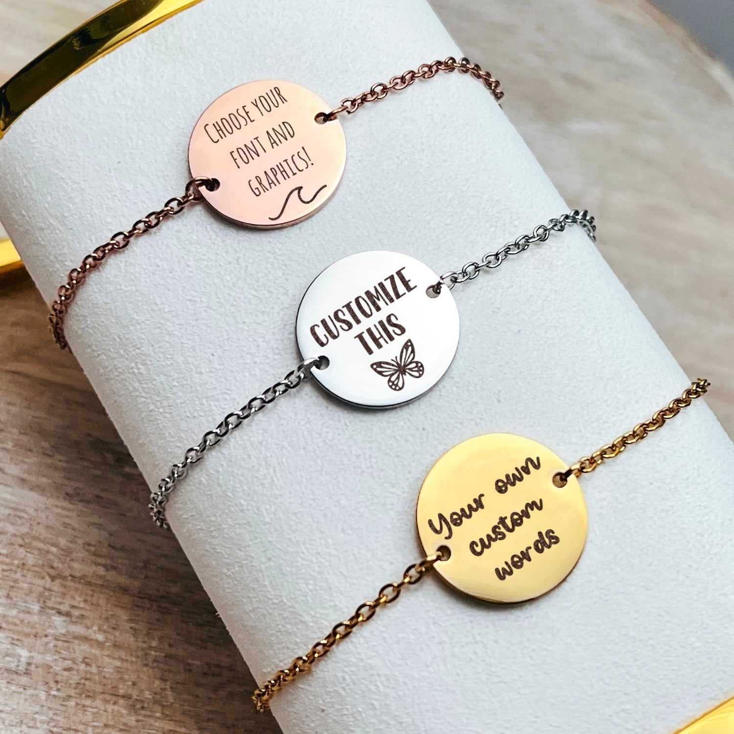 Message Bracelets - Avy + Tay