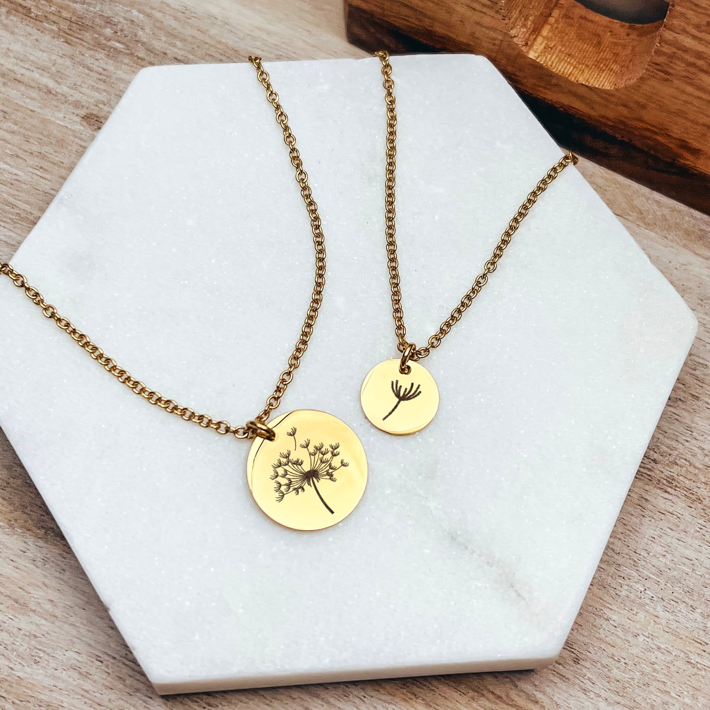 DANDELION MOMMY + ME NECKLACE SET