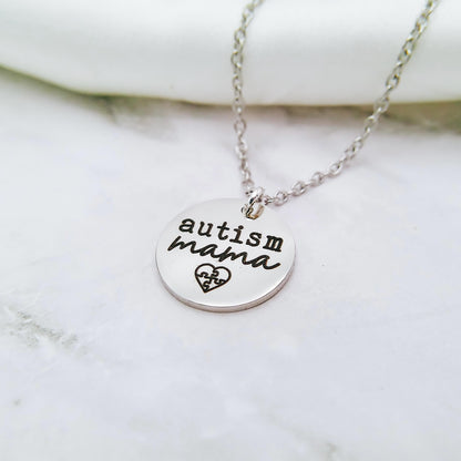 AUTISM MAMA NECKLACE - Avy + Tay