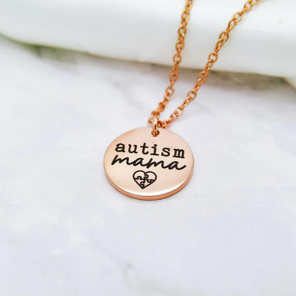 AUTISM MAMA NECKLACE - Avy + Tay