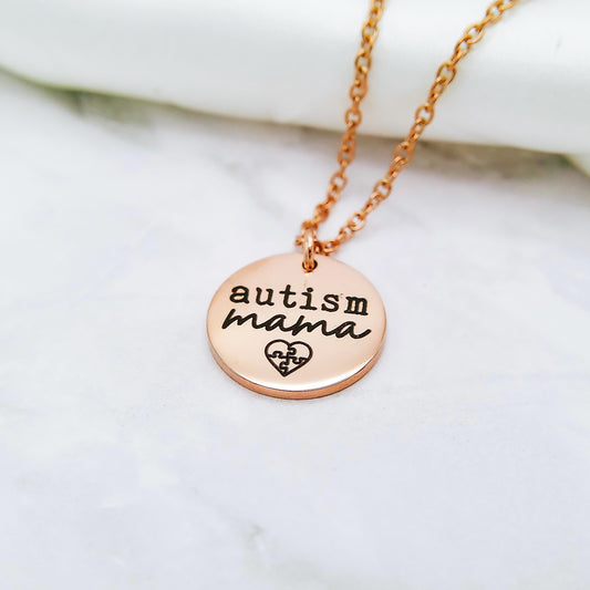 AUTISM MAMA NECKLACE - Avy + Tay