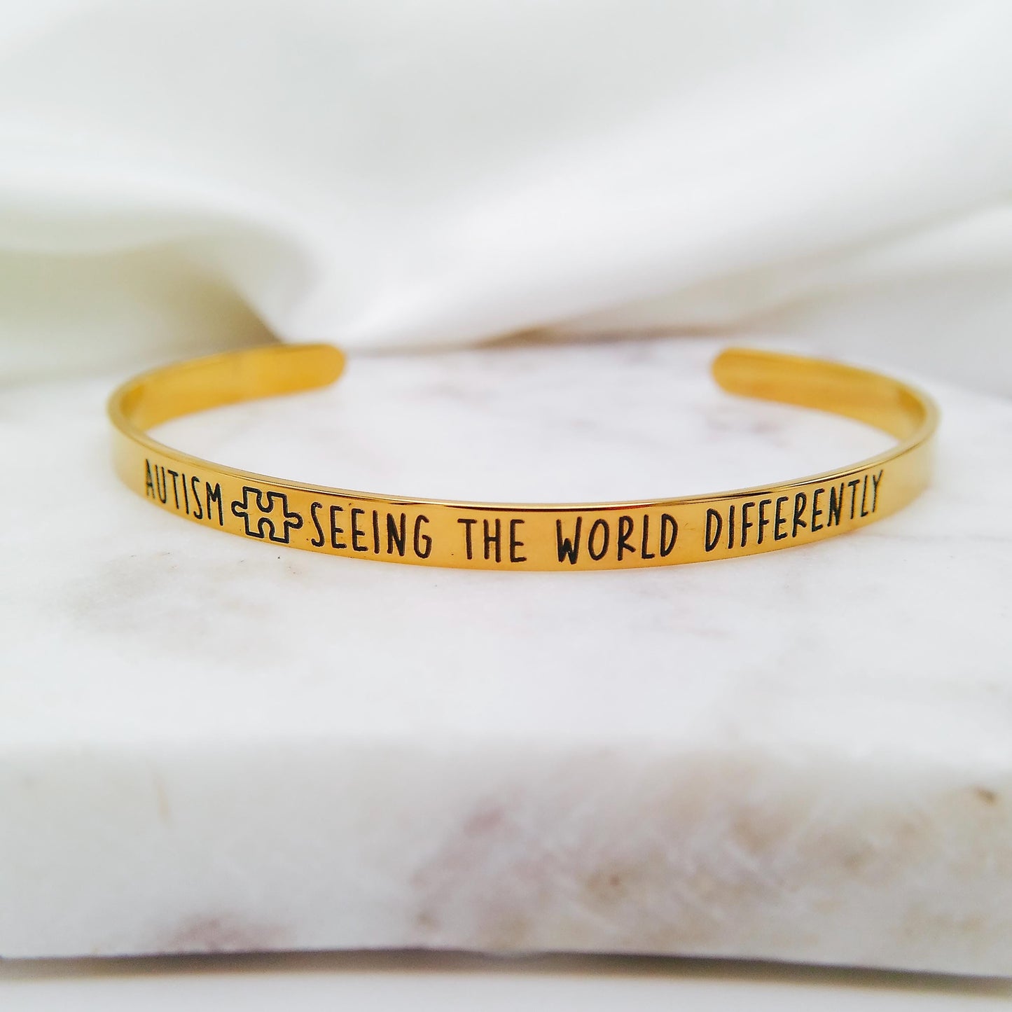 AUTISM SEEING THE WORLD DIFFERENTLY CUFF - Avy + Tay