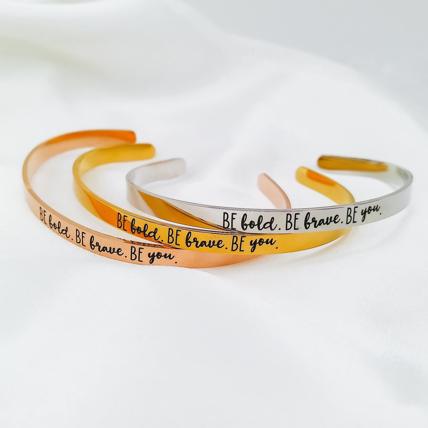 BE BOLD BE BRAVE BE YOU CUFF - Avy + Tay