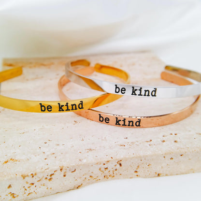 BE KIND CUFF - Avy + Tay