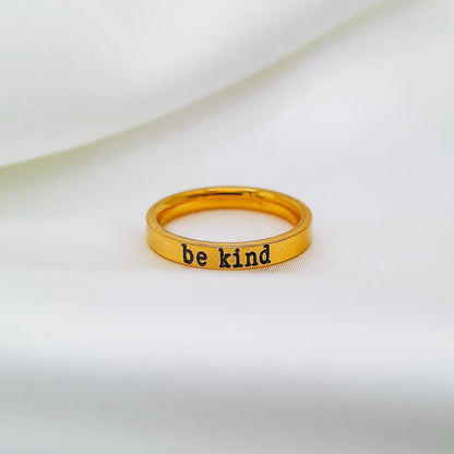 BE KIND RING - Avy + Tay
