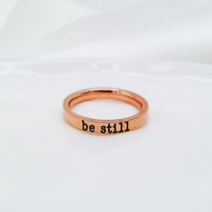 BE STILL RING - Avy + Tay