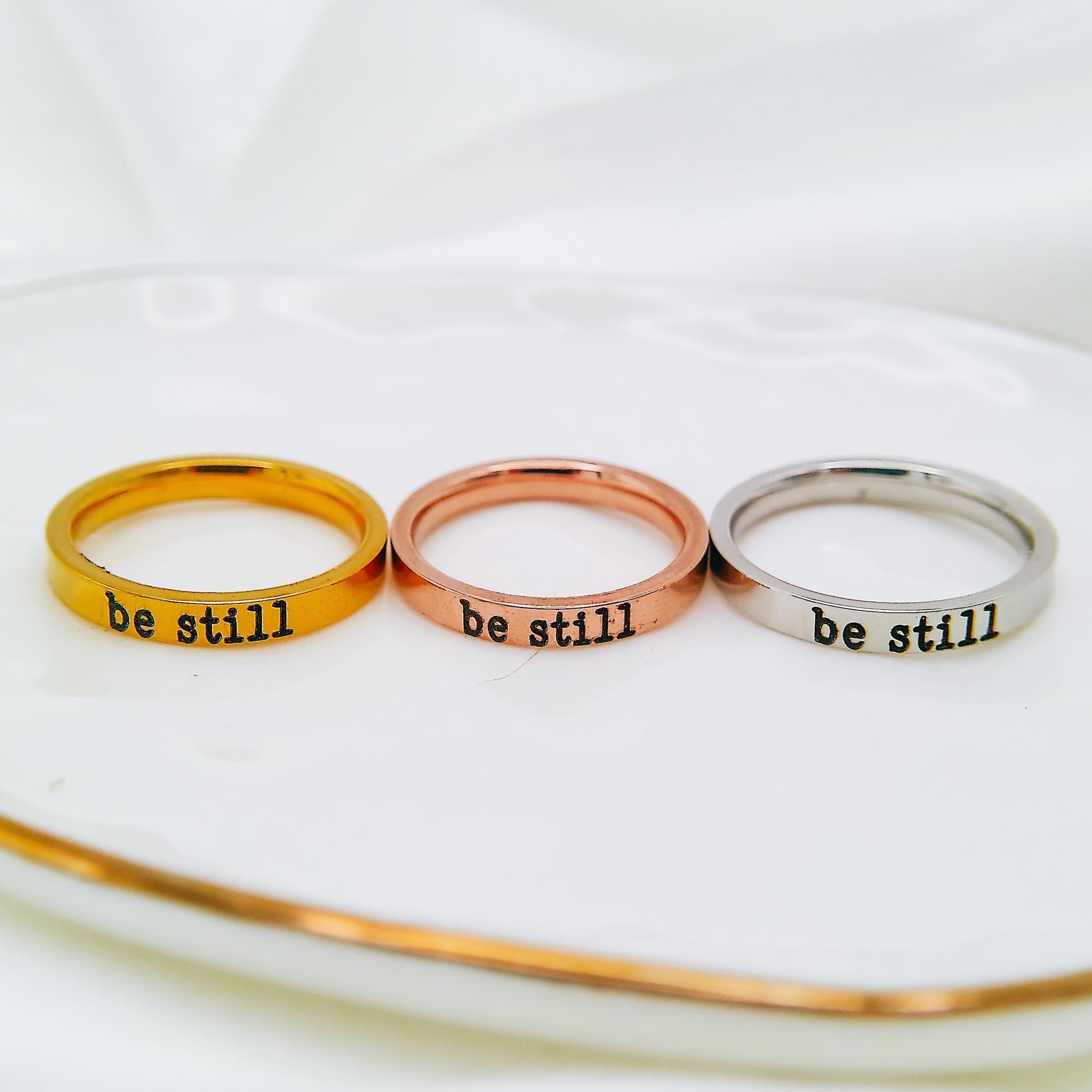 BE STILL RING - Avy + Tay