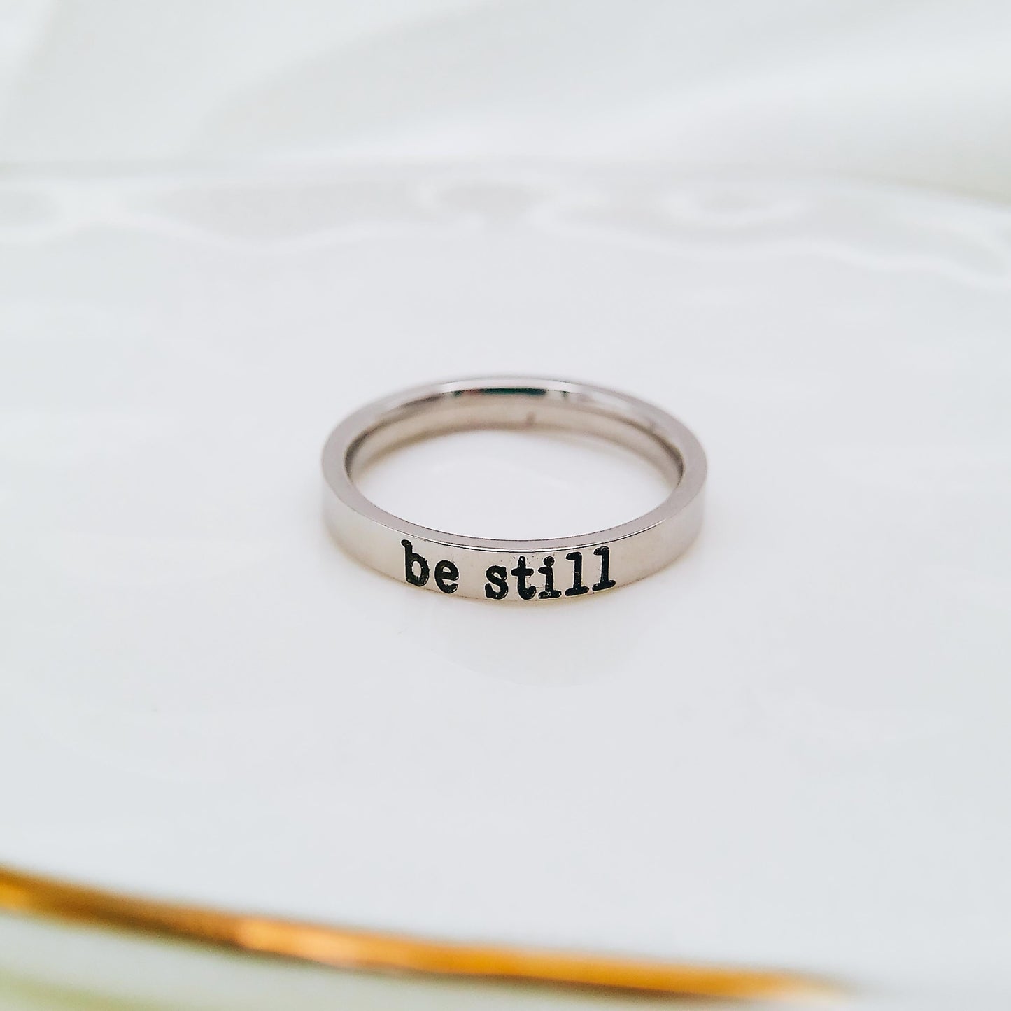 BE STILL RING - Avy + Tay