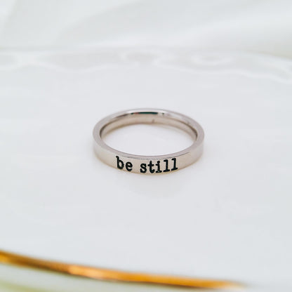 BE STILL RING - Avy + Tay