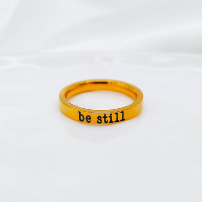 BE STILL RING - Avy + Tay