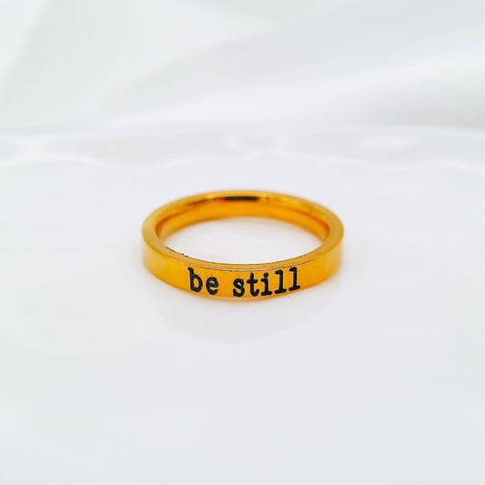 BE STILL RING - Avy + Tay