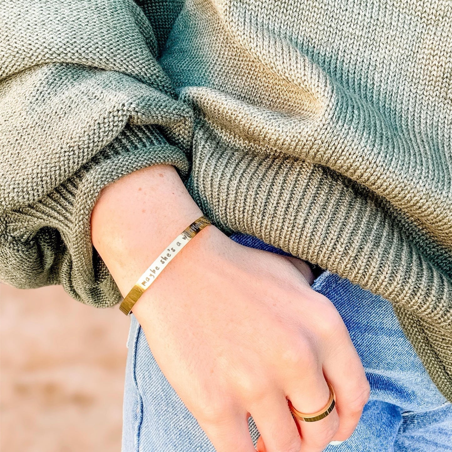 BE THE LIGHT CUFF - Avy + Tay