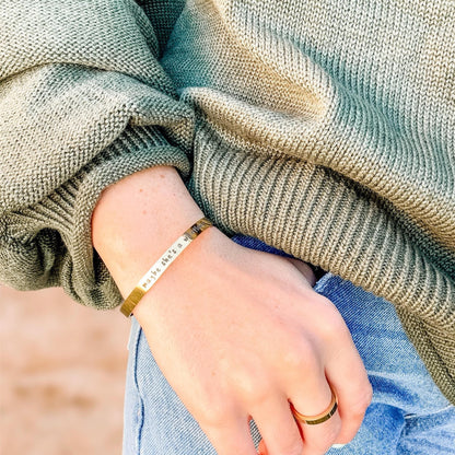 BE THE LIGHT CUFF - Avy + Tay