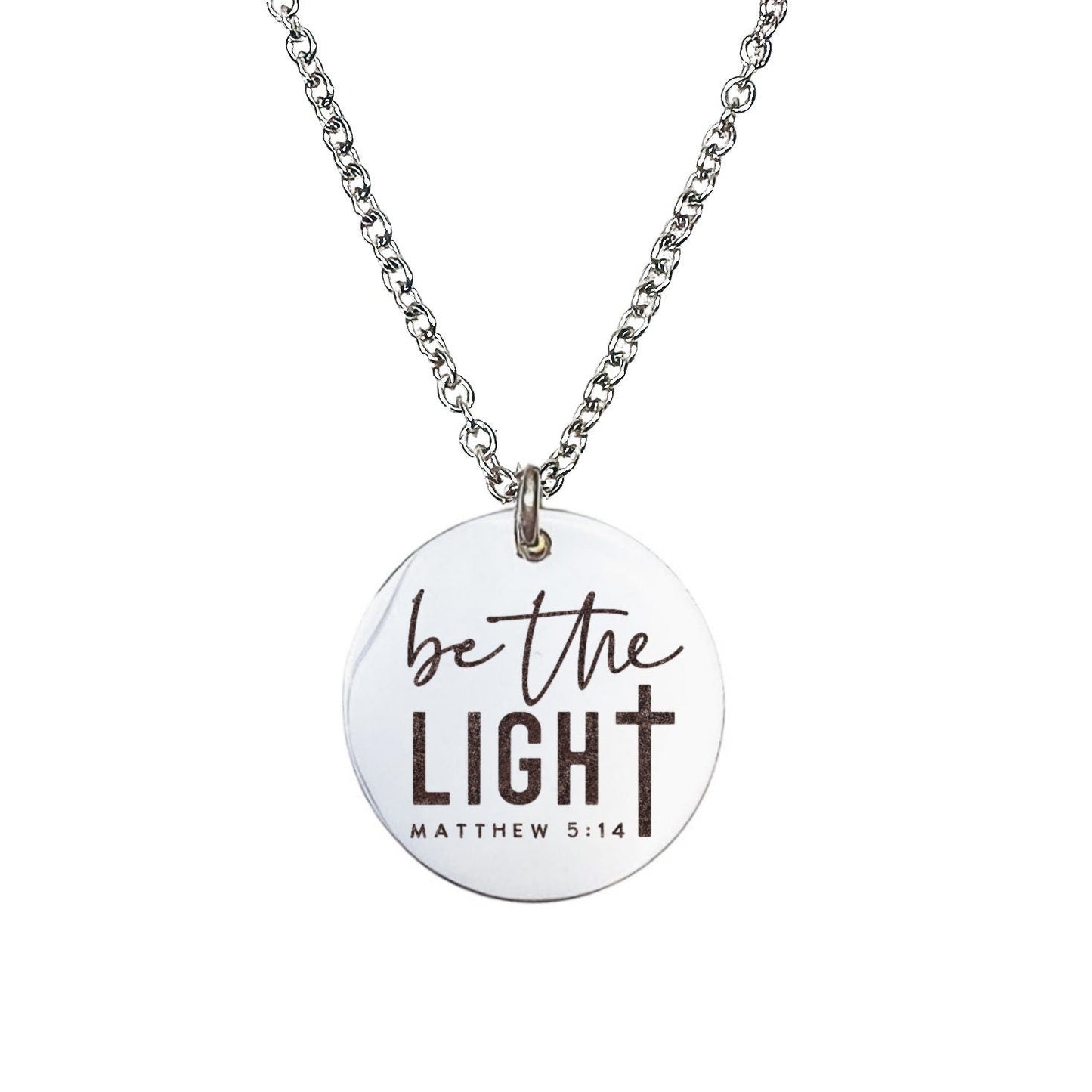 BE THE LIGHT MATTHEW 5:14 NECKLACE - Avy + Tay