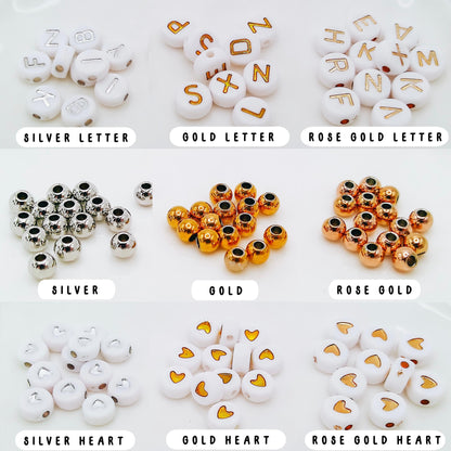 BEADED WORD BRACELET - Avy + Tay