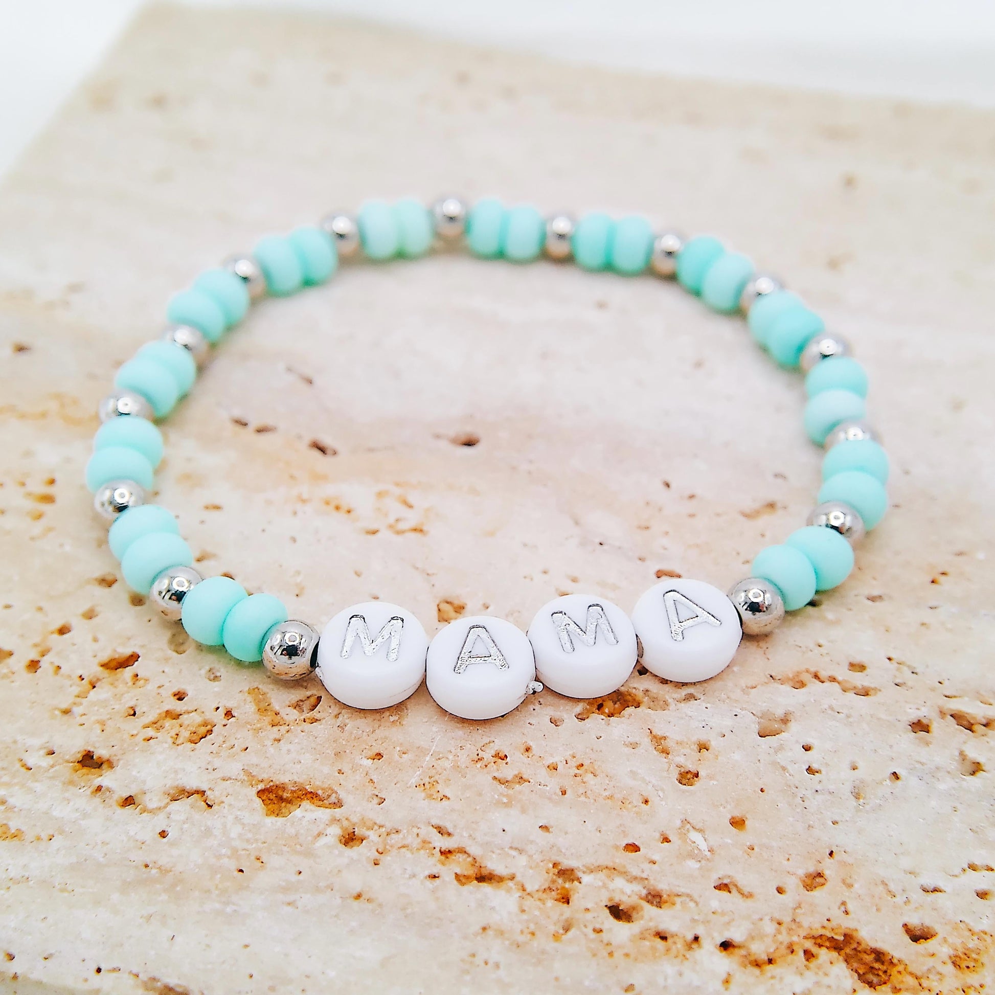 BEADED WORD BRACELET - Avy + Tay