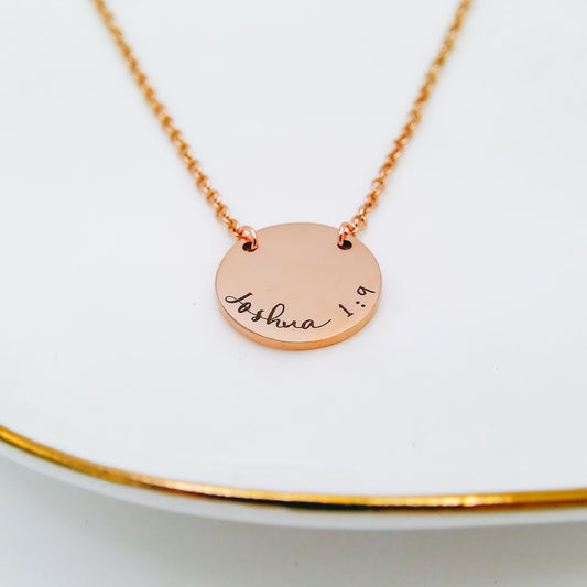 BIBLE VERSE CONNECTOR NECKLACE - Avy + Tay