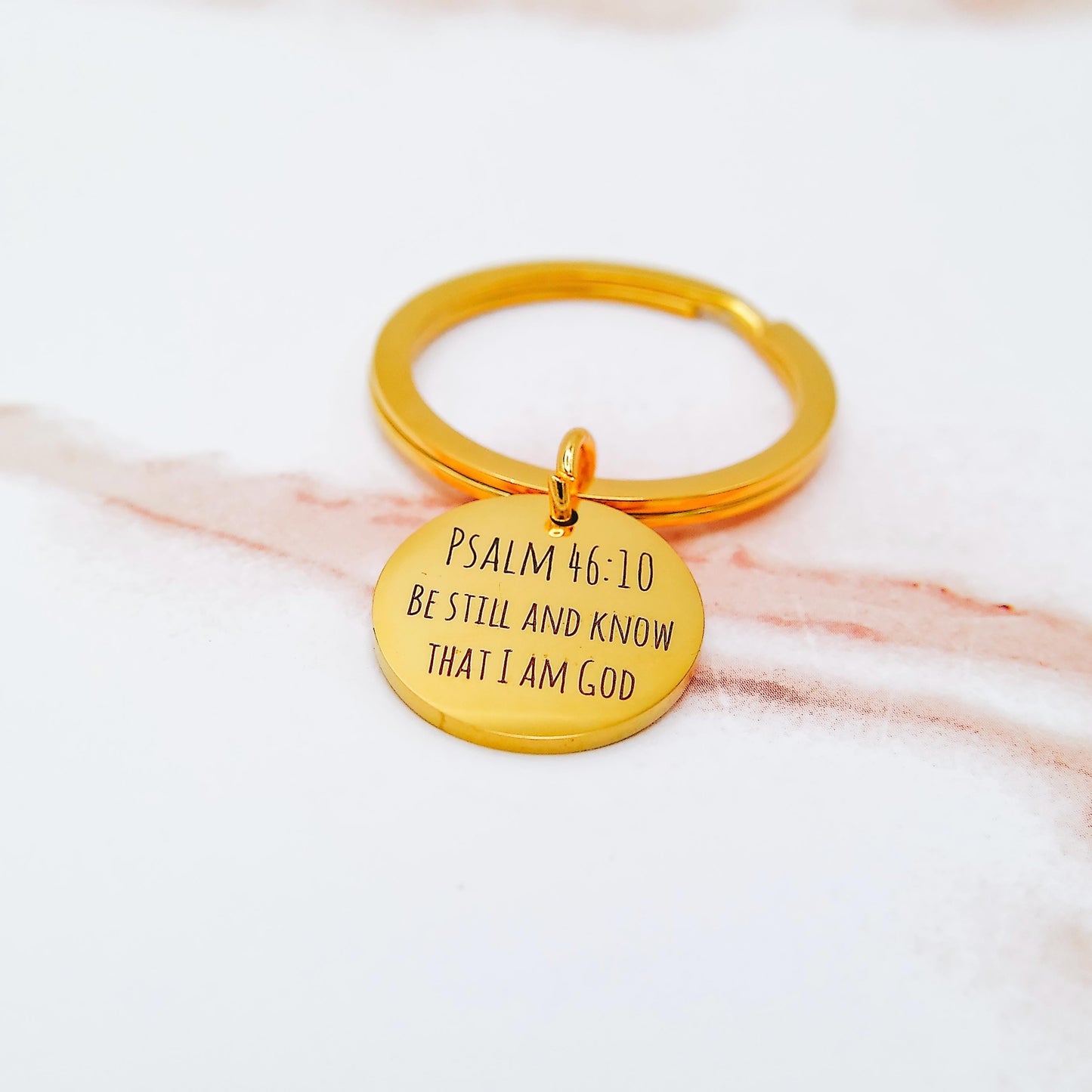 BIBLE VERSE KEYCHAIN - Avy + Tay