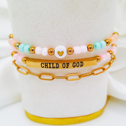 CHILD OF GOD BRACELET SET - Avy + Tay