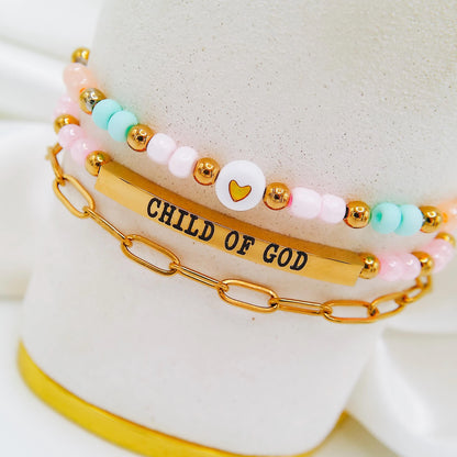 CHILD OF GOD BRACELET SET - Avy + Tay
